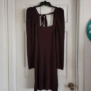 Burgundy Promesa Sweater dress